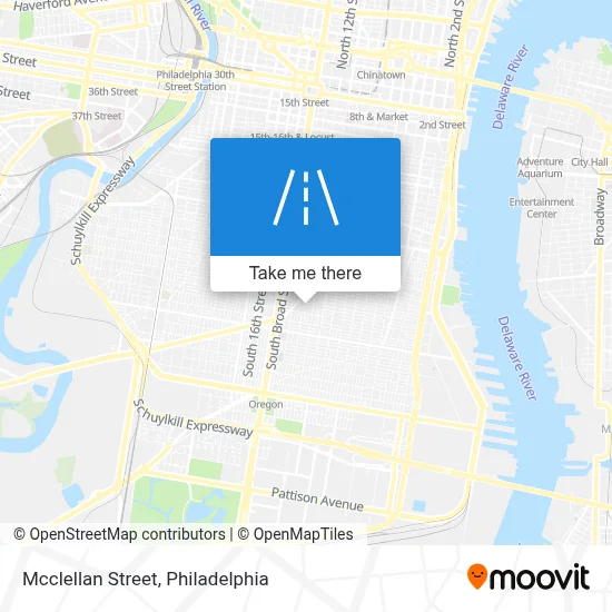 Mcclellan Street map