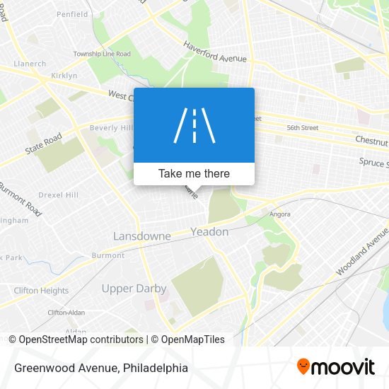 Greenwood Avenue map