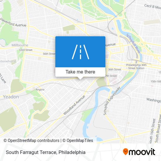 Mapa de South Farragut Terrace