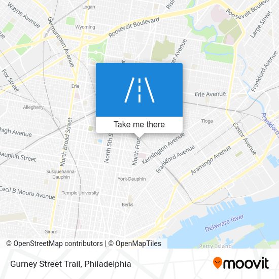 Gurney Street Trail map