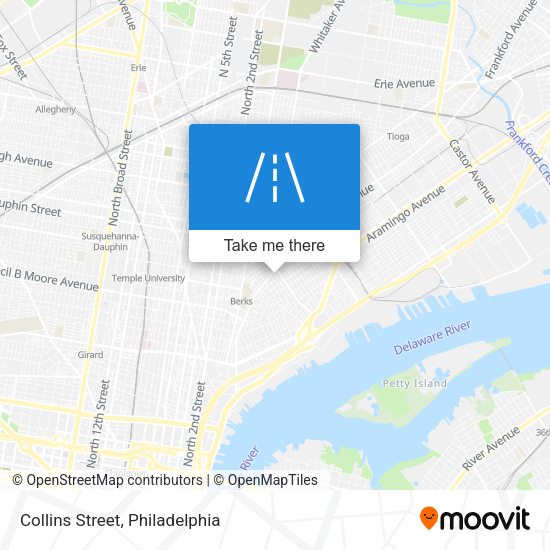 Mapa de Collins Street