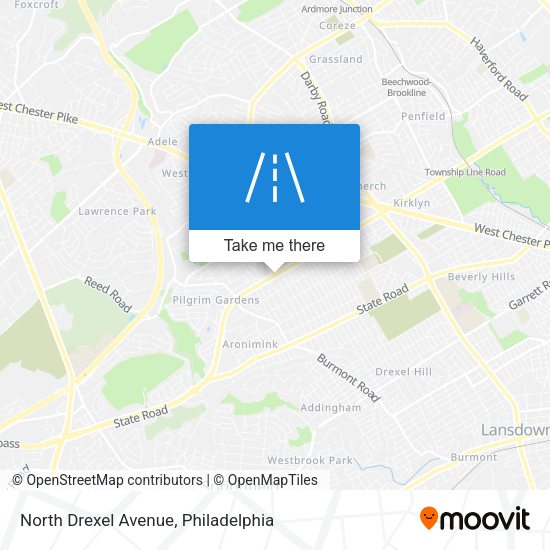 North Drexel Avenue map
