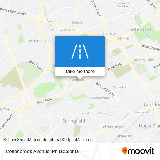 Mapa de Collenbrook Avenue