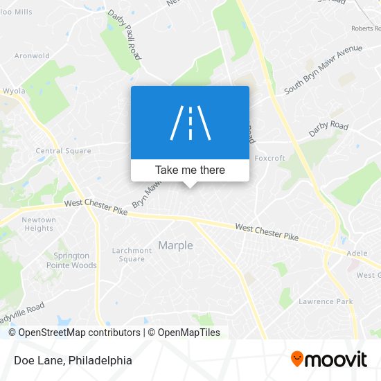 Mapa de Doe Lane