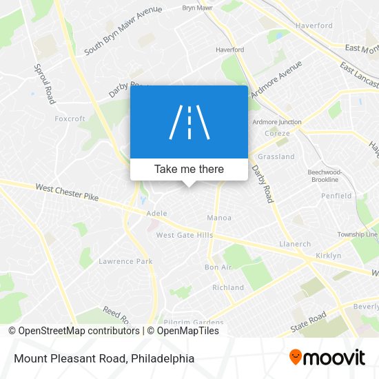 Mapa de Mount Pleasant Road