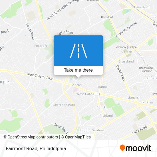 Mapa de Fairmont Road