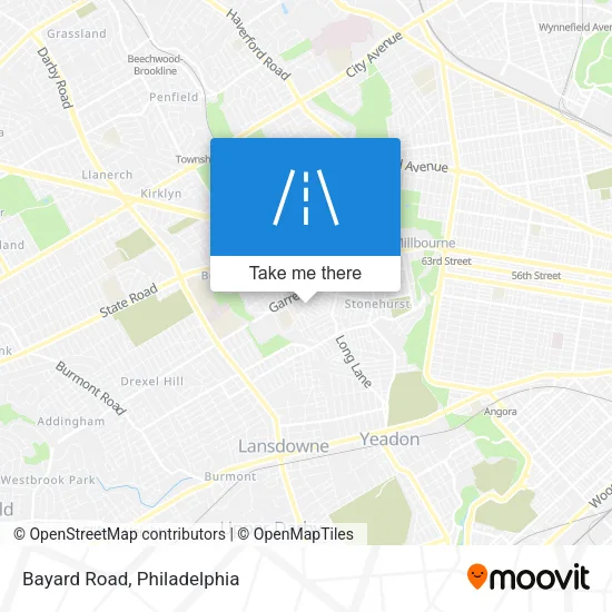 Mapa de Bayard Road