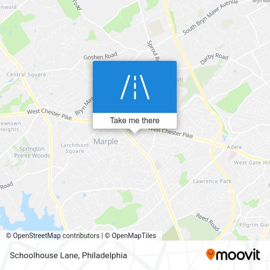Mapa de Schoolhouse Lane