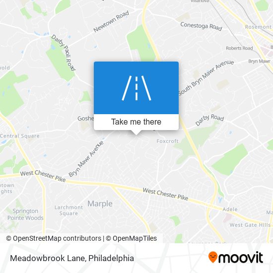 Mapa de Meadowbrook Lane