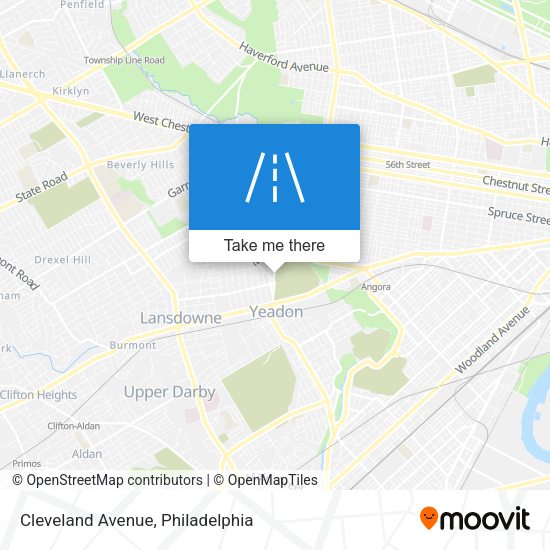 Mapa de Cleveland Avenue