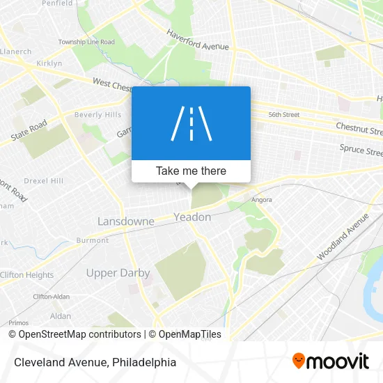 Cleveland Avenue map