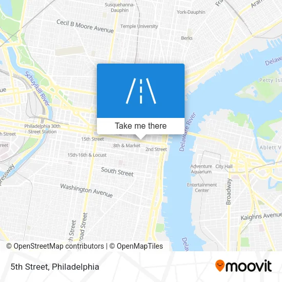 5th Street map