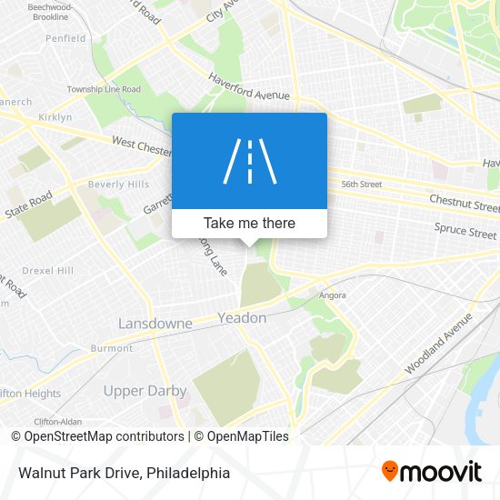Mapa de Walnut Park Drive