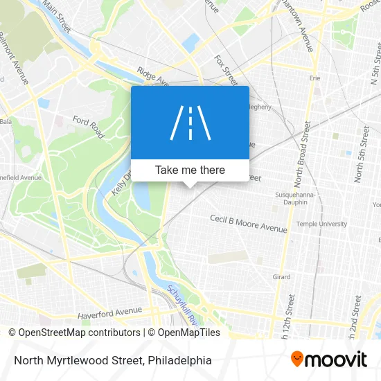 North Myrtlewood Street map