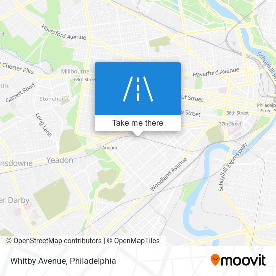 Mapa de Whitby Avenue
