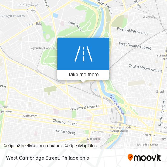 Mapa de West Cambridge Street