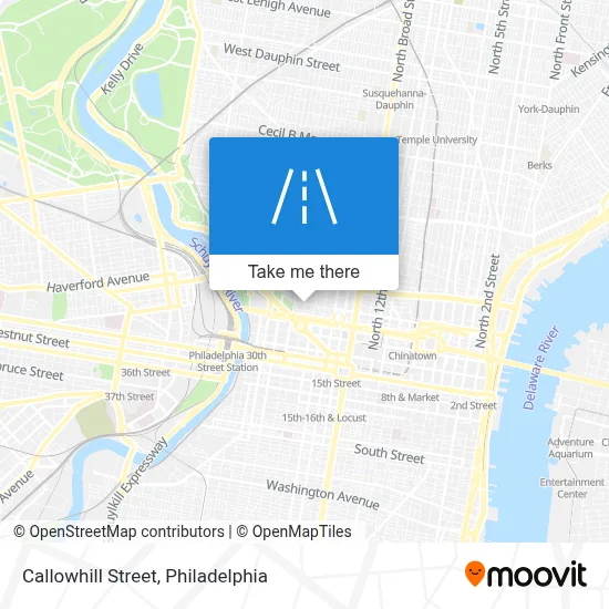 Callowhill Street map