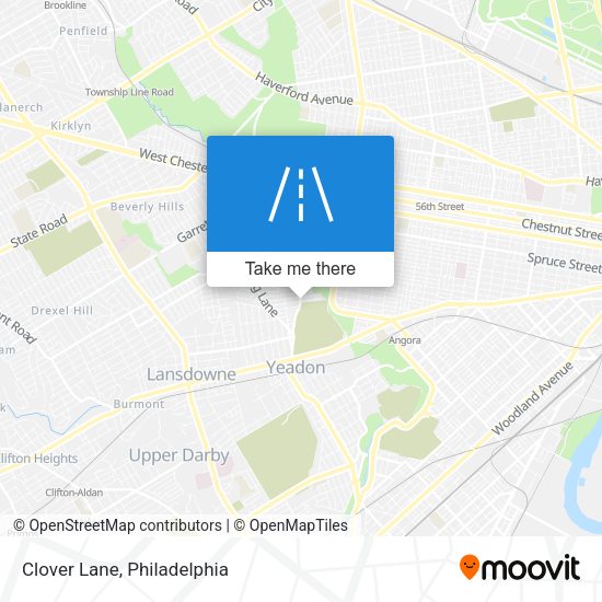 Mapa de Clover Lane