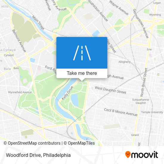 Woodford Drive map
