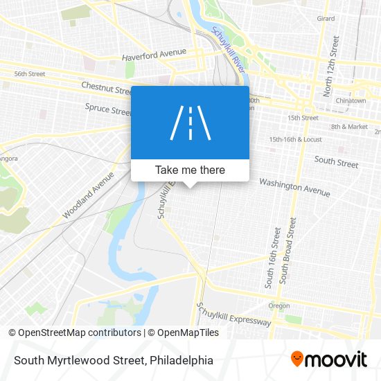 South Myrtlewood Street map