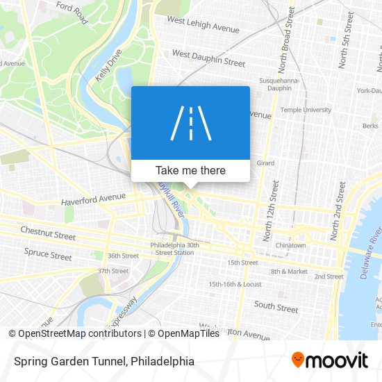 Spring Garden Tunnel map