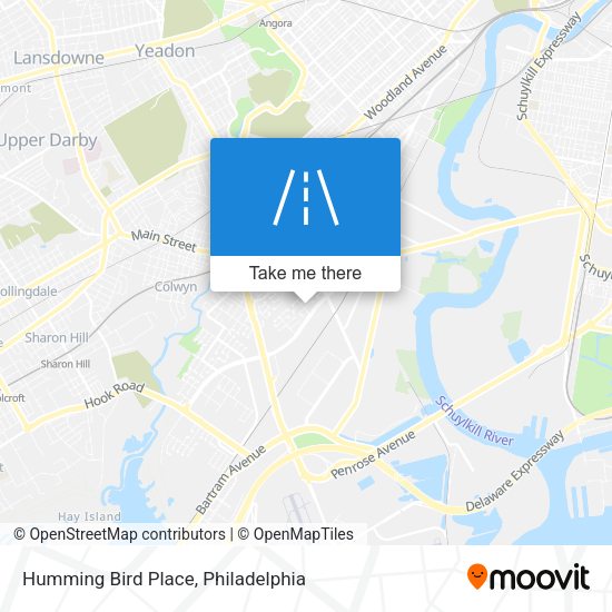 Humming Bird Place map