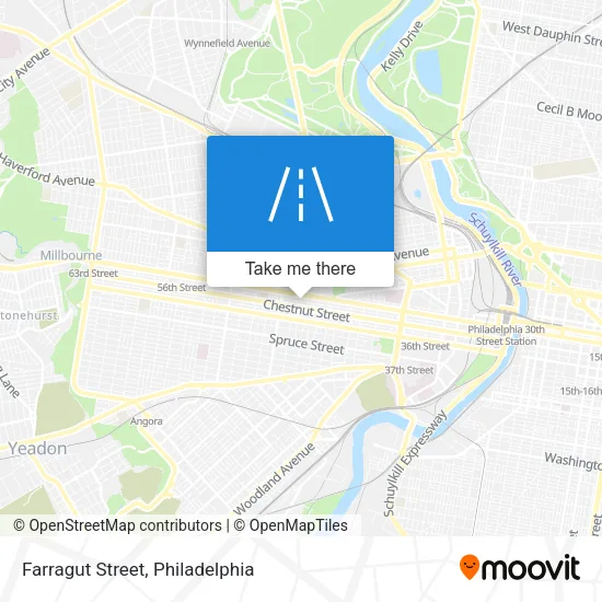 Farragut Street map