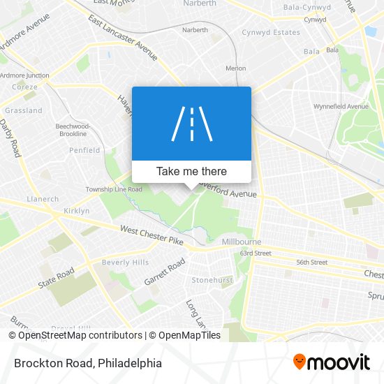 Brockton Road map