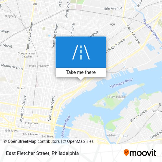 East Fletcher Street map
