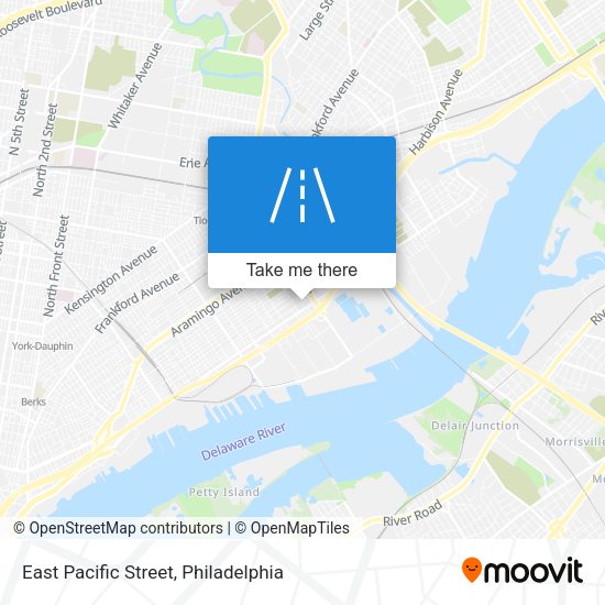 East Pacific Street map