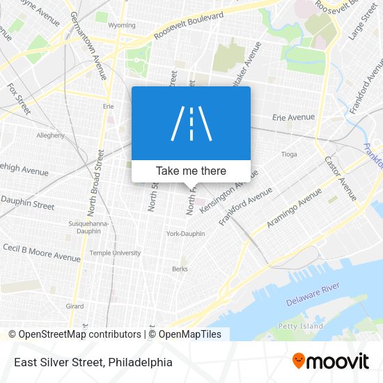 Mapa de East Silver Street