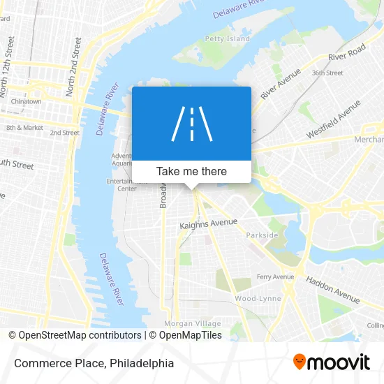 Commerce Place map