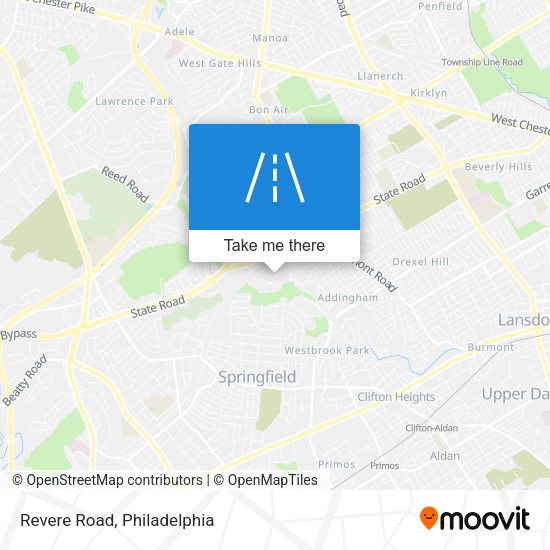 Mapa de Revere Road