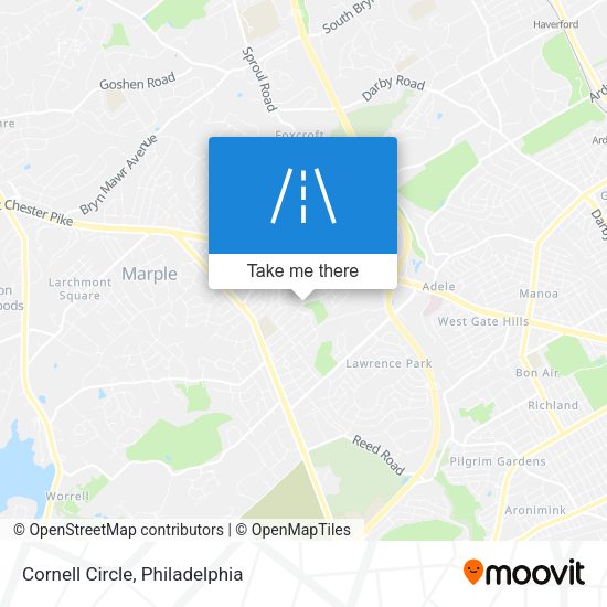 Cornell Circle map