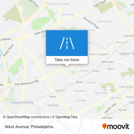 Mapa de West Avenue