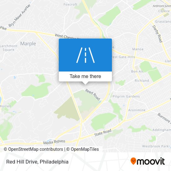 Mapa de Red Hill Drive