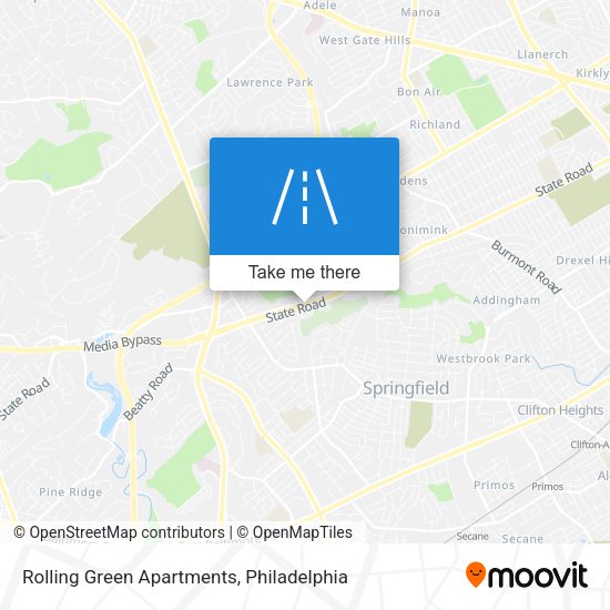 Mapa de Rolling Green Apartments