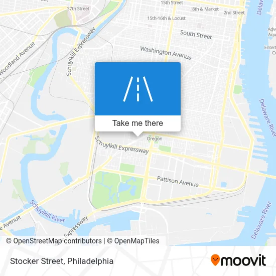 Stocker Street map