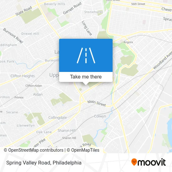 Spring Valley Road map