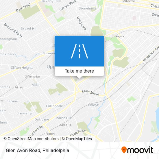 Mapa de Glen Avon Road