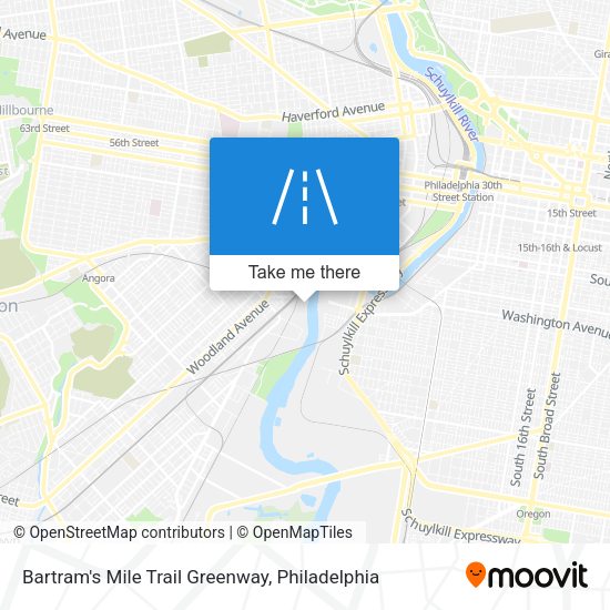 Bartram's Mile Trail Greenway map