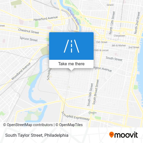 Mapa de South Taylor Street