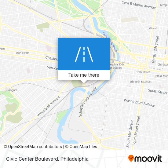 Mapa de Civic Center Boulevard