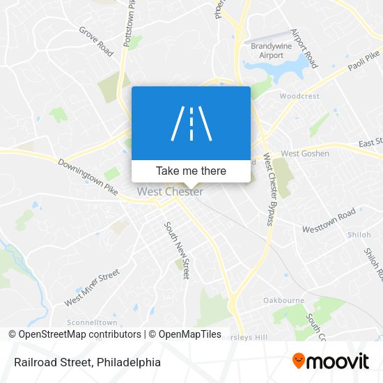 Railroad Street map
