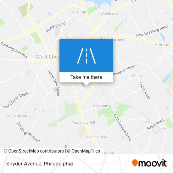Mapa de Snyder Avenue