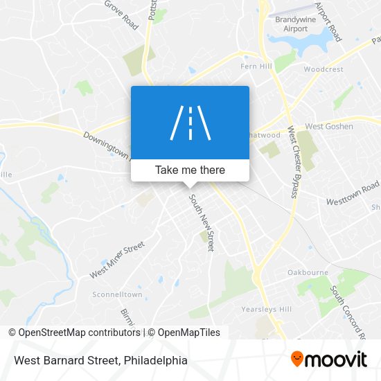Mapa de West Barnard Street