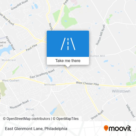 Mapa de East Glenmont Lane