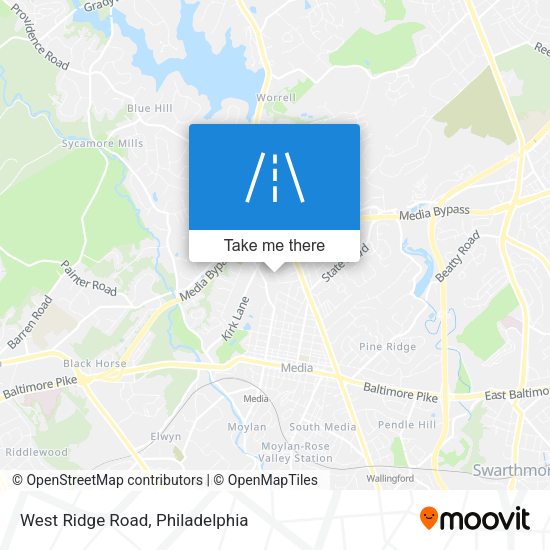 Mapa de West Ridge Road
