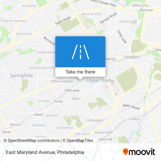 East Maryland Avenue map