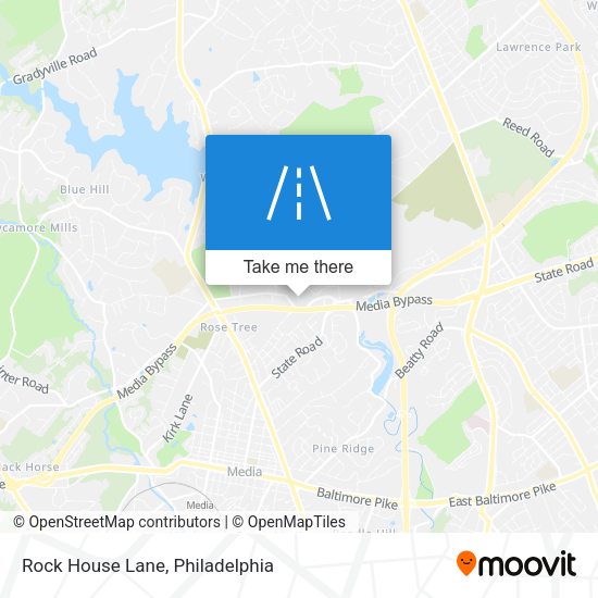 Mapa de Rock House Lane